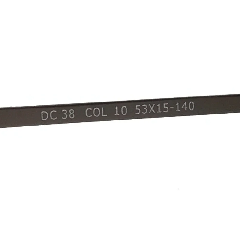 City Eyewear DC 38 COL 10 Eyeglasses Frames Grey Square Full Rim 53-15-140